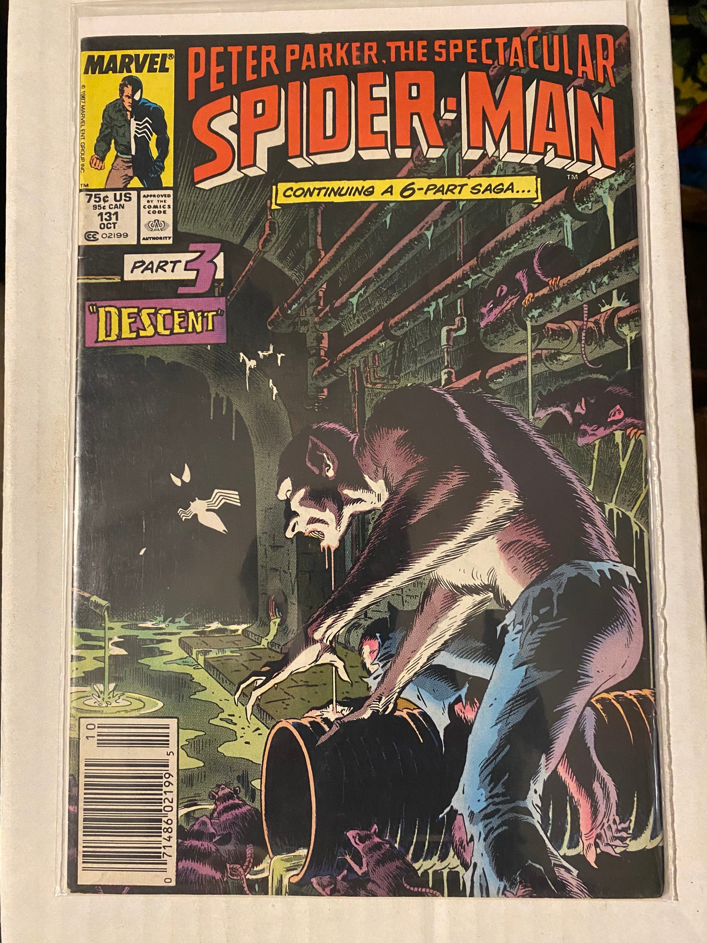 Spectacular Spider-Man 131 Newsstand